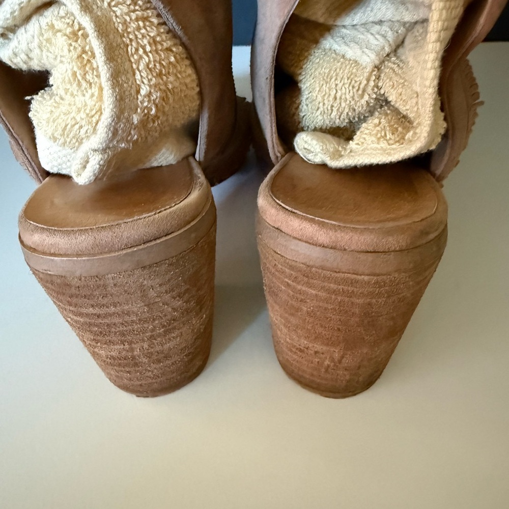 Sundance Corsica Boot Sandal, Camel, Size 39 - Picture 9 of 13